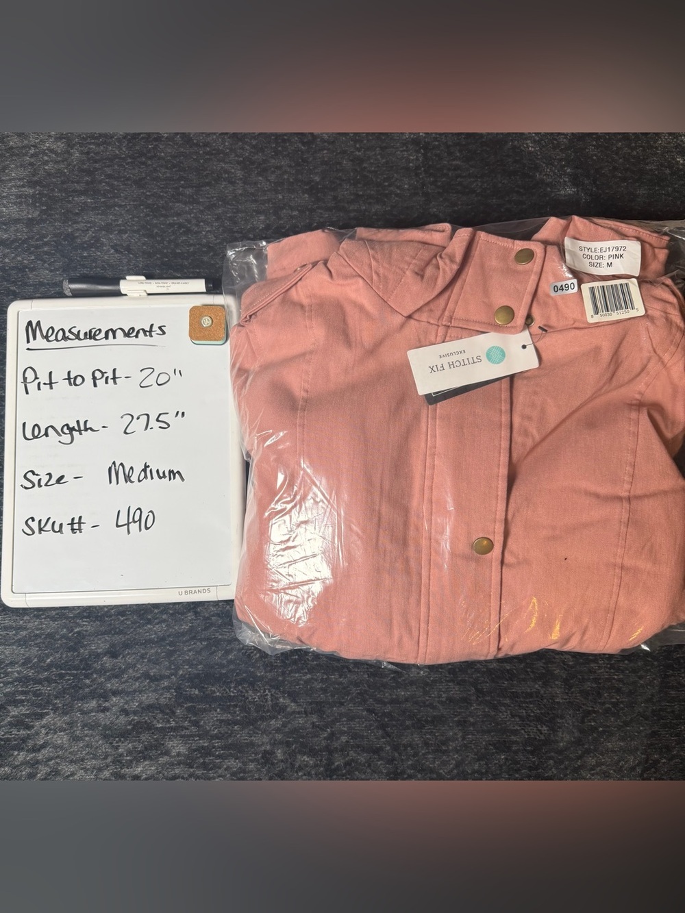 Eden Society NWT Pink Sherpa Lined Utility Parka Jacket Hooded Size M - Picture 13 of 14